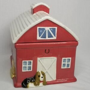 The Pioneer Woman Barn Cookie Jar Earthenware